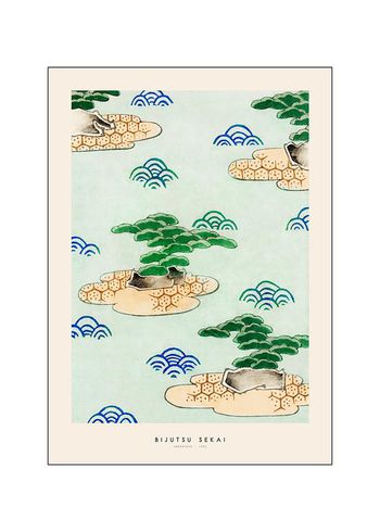 Poster and Frame - Cartaz - Japandi x PSTR Studio - Bijutsu Sekai - Landscape