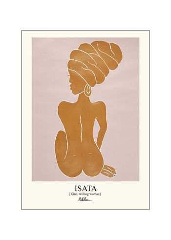 Poster and Frame - Poster - Morais Artworks - Isata - Orange