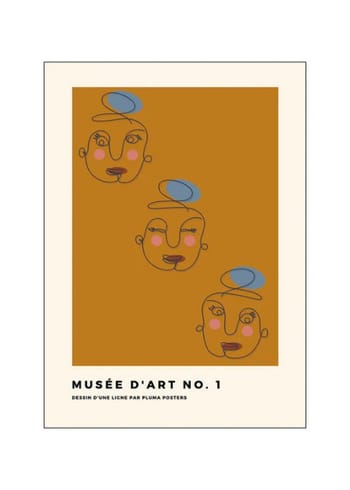 Poster and Frame - Cartaz - Musée D'Art No. 1 - Pluma Posters - Musée D'Art No. 1