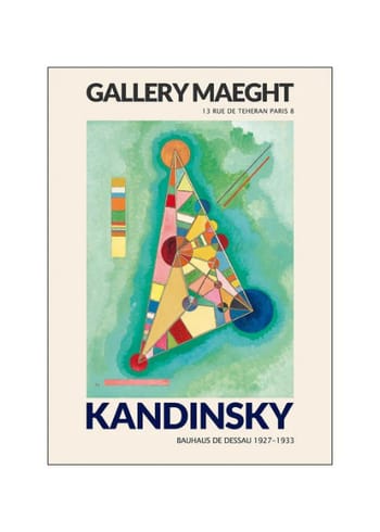 Poster and Frame - Plakat - Paris - Kandinsky - PSTR Studio - Paris