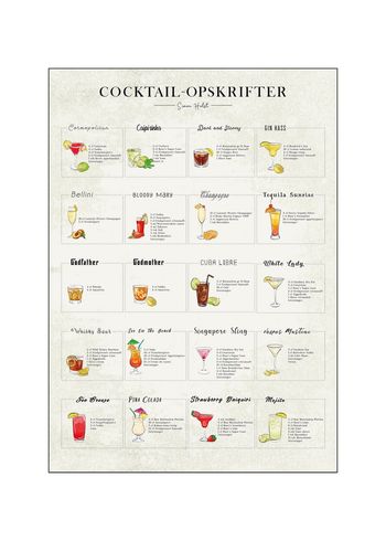 Poster and Frame - Poster - Simon Holst - Cocktails
