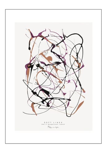 Poster and Frame - Cartaz - Soft Lines - Soft Lines