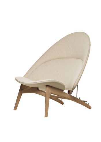 PP Møbler - Poltrona - pp530 Tub Chair / By Hans J. Wegner - Savak Fabric 1803-00001 / Soaped Oak