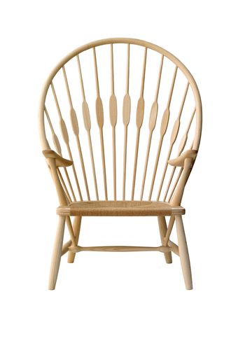 PP Møbler - Fåtölj - pp550 Peacock Chair / By Hans J. Wegner - Natural Papercord / Soaped Ash