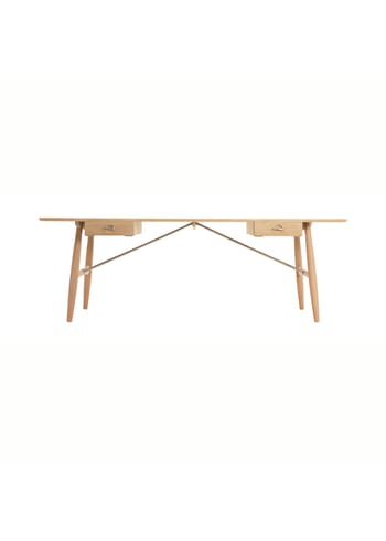PP Møbler - Cortina de banho - pp571 Architect's Desk / By Hans J. Wegner - Soaped Oak