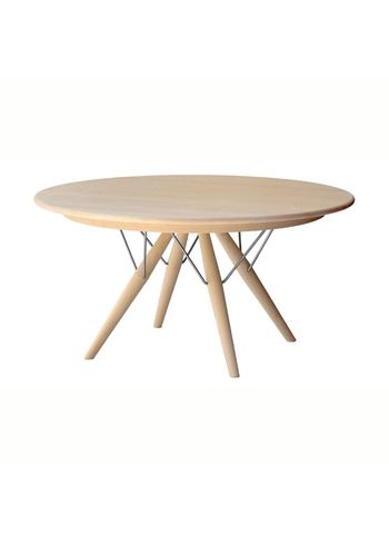 PP Møbler - Dining Table - pp75 Stayed Table / By Hans J. Wegner - Soaped Ash