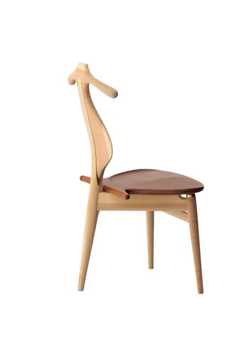 PP Møbler - Sedia da pranzo - pp250 Valet Chair / By Hans J. Wegner - Soaped Pine / Teak