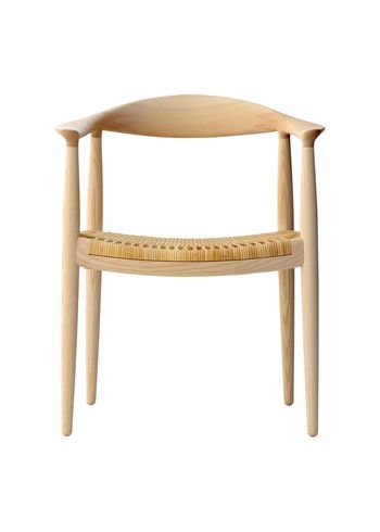 PP Møbler - Chaise à manger - pp501 Round Chair / By Hans J. Wegner - Soaped Ash