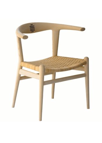 PP Møbler - Dining chair - pp518 Bull Chair / By Hans J. Wegner - Cane / Soaped Ash