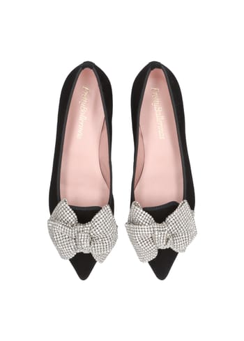 Pretty Ballerinas - Kinderbankje - Moa - Black w. Silver