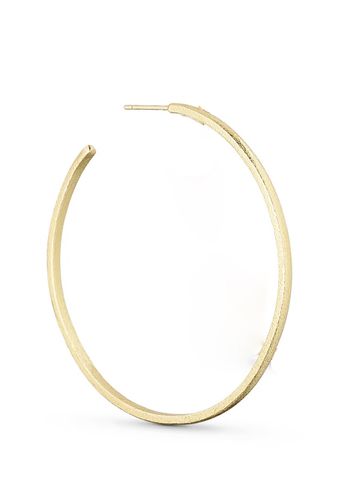 Pure By Nat - Boucle d'oreille - Hoop Earring - Gold Plated / 50 mm