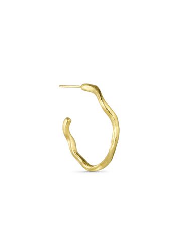 Pure By Nat - Ørering - Nina Earring - Large Gold Plated