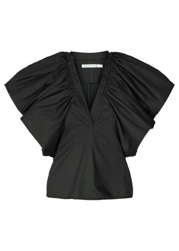Rabens Saloner - Blusa - Briane - Papery Butterfly - Black