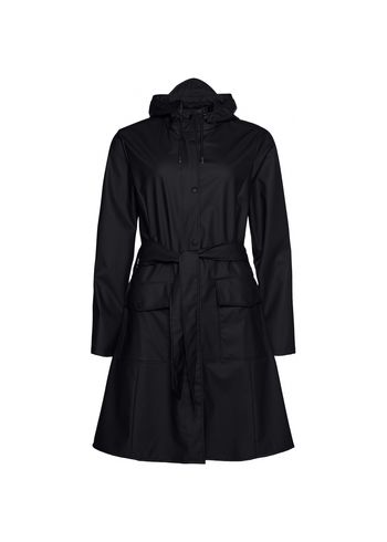 Rains - Capa de chuva - Curve Jacket - Black