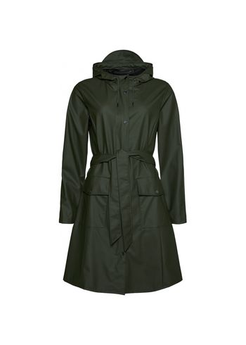 Rains - Sadetakki - Curve Jacket - Green