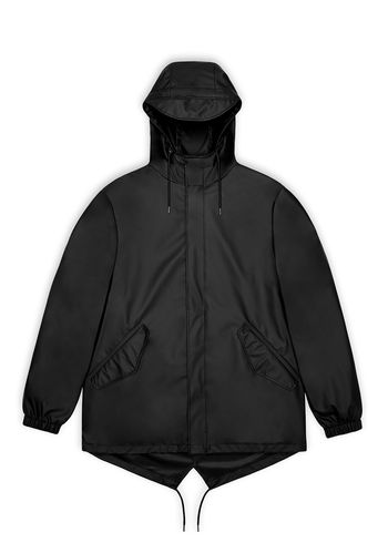 Rains - Impermeabile - Fishtail Jacket W3 - Black