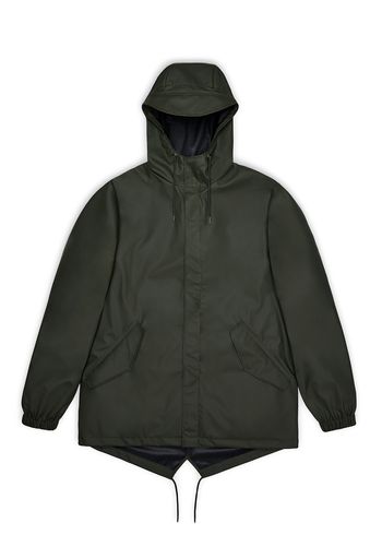 Rains - Impermeabile - Fishtail Jacket W3 - Green