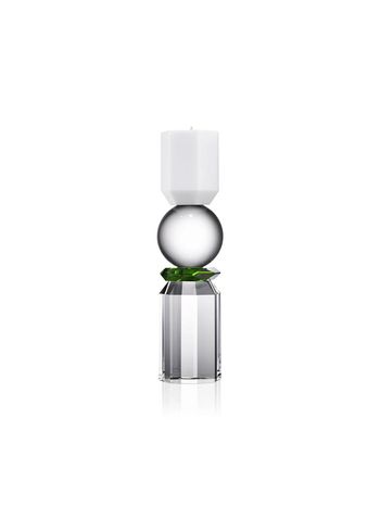 Reflections Copenhagen - Candle Holder - Memphis T-Light Holder - White/Clear/Green