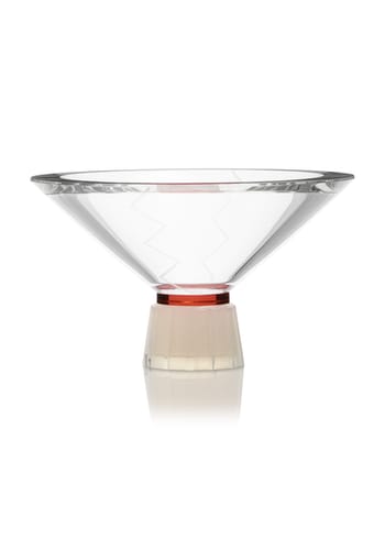 Reflections Copenhagen - Bowl - Hope Bowl - Large - Clear,red,milk