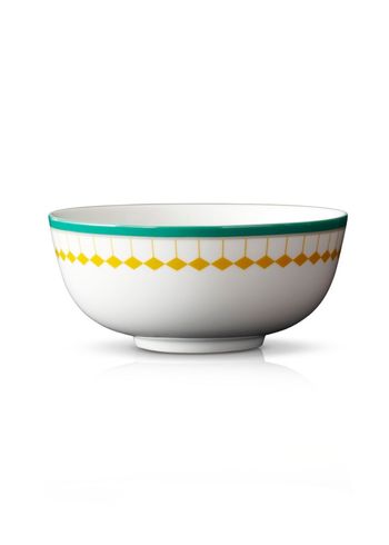 Reflections Copenhagen - Skål - Caldo Soup Bowl (Set of 2) - Green / Yellow / Gold