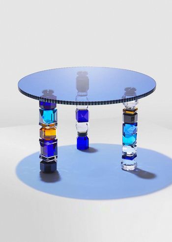 Reflections Copenhagen - Tavolino da caffè - Detroit Table - Blue/Blue Tones