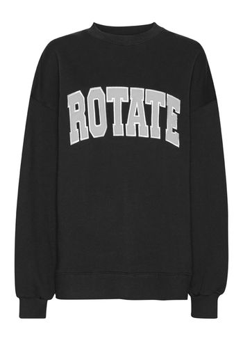 ROTATE by Birger Christensen - Huppari - Heavy Sweat Crewneck - Black