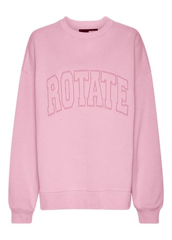 ROTATE by Birger Christensen - Sweatshirt - Heavy Sweat Crewneck - Pink Nectar