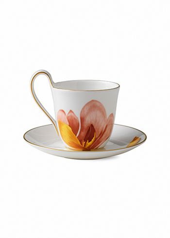 Royal Copenhagen - Kop - Flora - High Handle cup - Magnolia