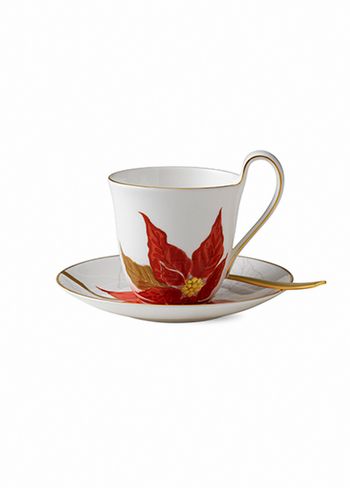 Royal Copenhagen - Kop - Flora - High Handle cup - Poinsettia
