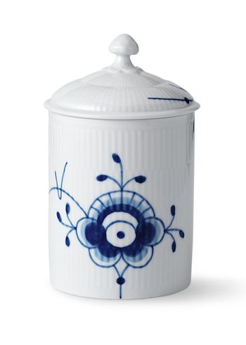 Royal Copenhagen - Jar - Blue Fluted Plain - Jar w. lid - Jar