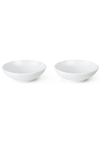 Royal Copenhagen - Bowl - White Fluted - Bowls - Skål 9 cl (2-pak)