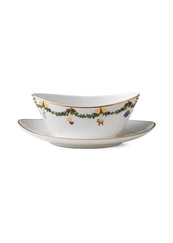 Royal Copenhagen - Bowl - Star Ribbed Christmas - Serving bowls - Sauce bowl