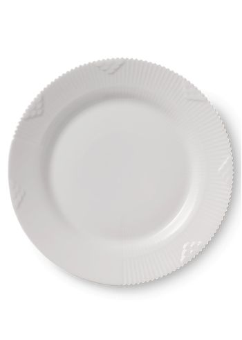 Royal Copenhagen - Disque - White Elements - Plates - Plate - 19 cm