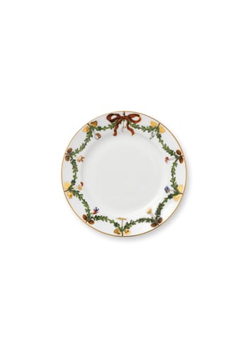 Royal Copenhagen - Plate - Star Ribbed Christmas - Plates - 19 cm
