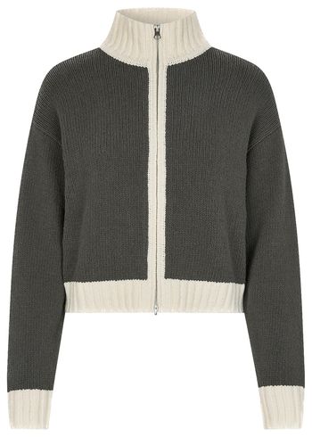 Samsøe & Samsøe - Cardigan - F24100056 - BELUGA CONTRAST