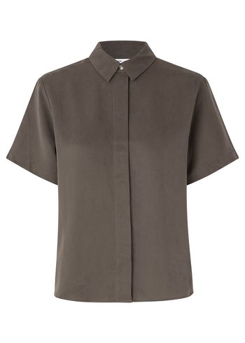 Samsøe & Samsøe - Shirt - Mina SS Shirt - Major Brown