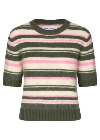 Samsøe & Samsøe - Strickware - Jeanne Short Sleeves - FOREST NIGHT ST.