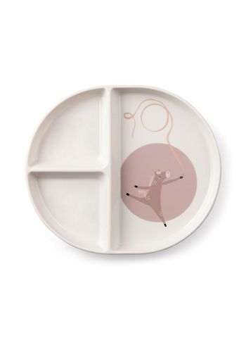 Sebra - Børnetallerken - Tastii Plate With 3 Rooms - Teeny Toes