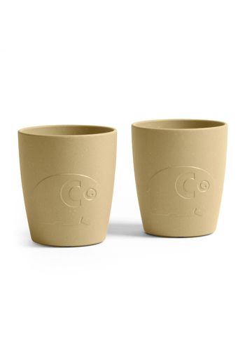 Sebra - Cup - MUMS - Cups - Wheat Yellow - Set of 2