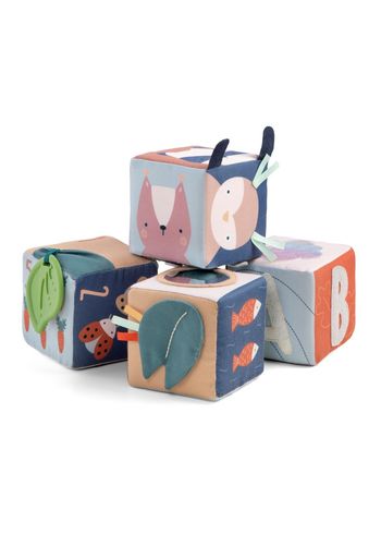 Sebra - Speelgoed - Soft Baby Blocks - 4 pcs. - Woodland