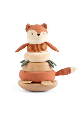 Sebra - Toys - Stacking & Tilting Fox - Sparky - Fox Tail Red