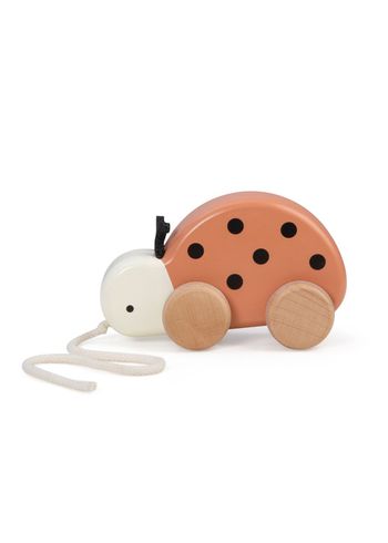 Sebra - Speelgoed - Wooden Pull-Along Toy - Luca the Ladybird