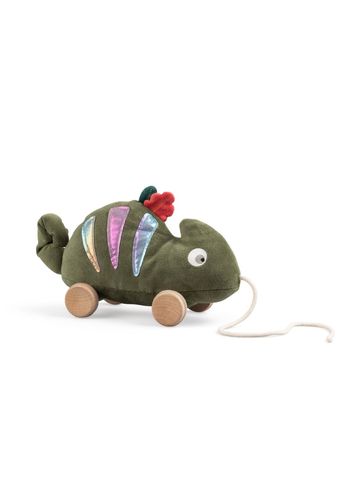 Sebra - Brinquedos - Soft Pull-Along Toy - Carley The Chameleon - Carley The Chameleon
