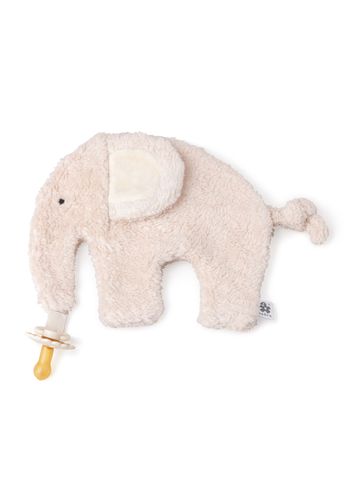 Sebra - Paño de peluche - Cuddle cloth with pacifier holder - Rose