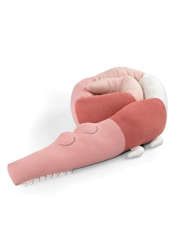 Sebra - Cuscino - Strikket Pude, Sleepy Croc - Blossom Pink