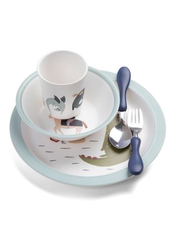 Sebra - Conjunto de louça de mesa - Melamine Dinner Set - Dragon Tales