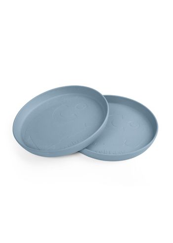 Sebra - Placa - MUMS - Plates - Powder Blue - Set of 2