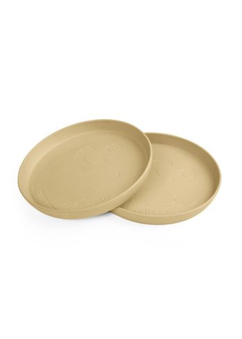 Sebra - Tallrikar - MUMS - Plates - Wheat Yellow - Set of 2