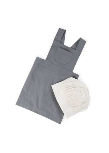 Sebra - Harness - Apron and hat set - Grå