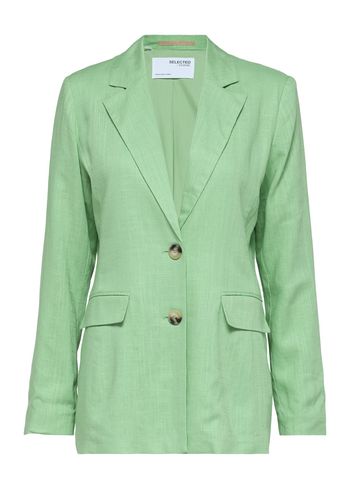 Selected Femme - Blazer - SLFViva LS Blazer NOOS - Absinthe Green